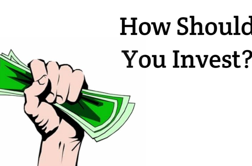 How Should You Invest? An investment is an asset that is created with the intention of allowing money to grow. An investment is an asset that is created with the intention of allowing money to grow